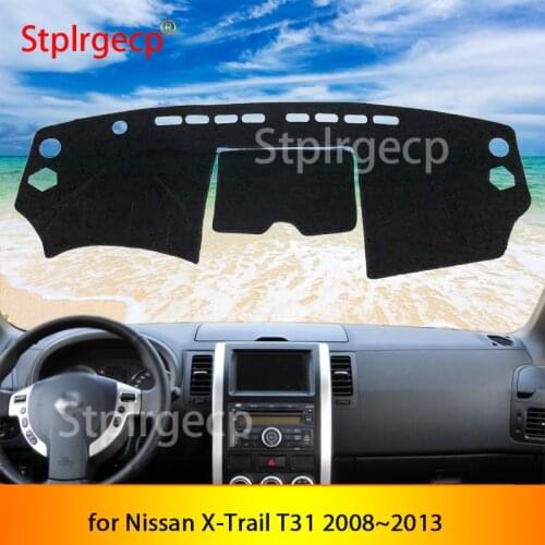 For Nissan X-Trail T31 2008~2013 Anti-Slip Mat Dashboard Cover Pad Sunshade Dashmat Accessories 2009 2010 2011 X Trail XTrail