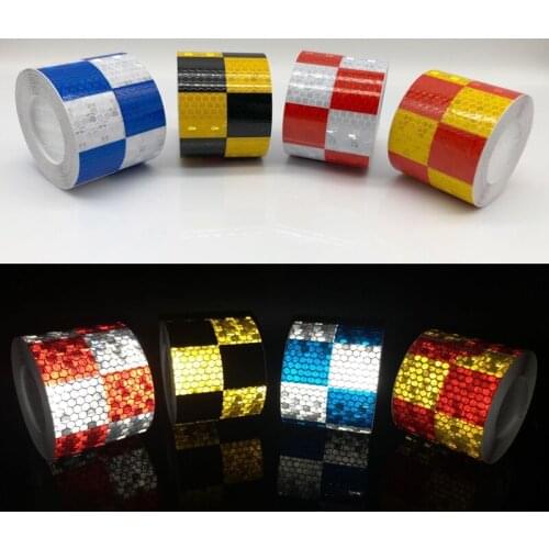 5cm width Car Reflective Tape Sticker Automobile Motorcycles Safety Warning Tape Reflective Film Car Stickers
