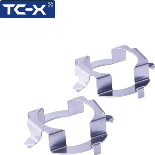 TC-X 1 Pair H7 LED Headlight Metal Clip Retainer H7 Adapter For Benz B ML Class H7 Adapter Base For Opel For Volkswagen Touareg