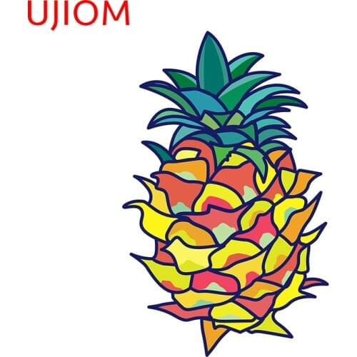 UJIOM Cartoon Pineapple Wallstickers Room Decor Sticker Livingroom Home Decoration Wallpaper Waterproof Wall Poster Art Decals