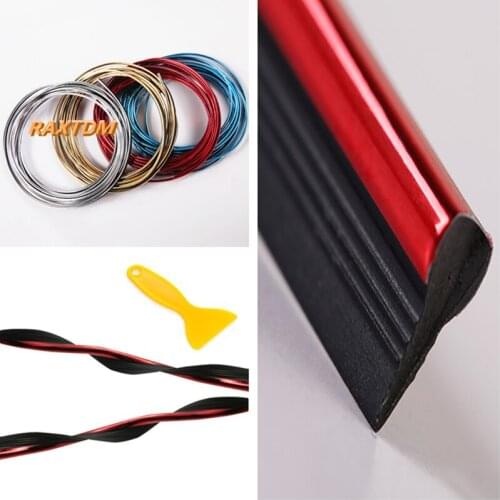 5m Car Interior Exterior Mouldings Trim Decorative Strip Line For Nissan Teana X-Trail Qashqai Livina Tiida Sunny March Murano