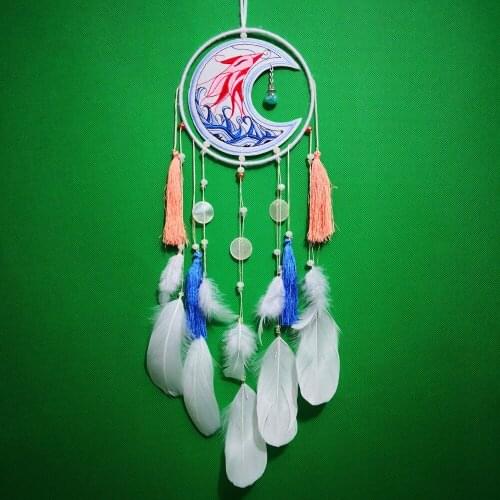 Embroidery Flying Dream catcher dreamcatcher childs room decoration wind chimes Wall Hanging Girl heart For Friend Home decorate