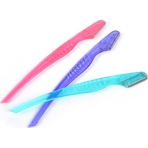 3 Pcs Hot Fashion Women Eyebrow Trimmer Blade Knife Shave Armpit Razor Body Hair Remover Knife Beauty Makeup Tools