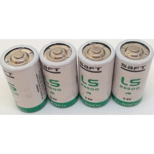 5pcs/lot SAFT LS26500 26500 C Size 3.6V 8000MAH Non-rechargeable Battery (LS26500) PLC Industrial Lithium Batteries