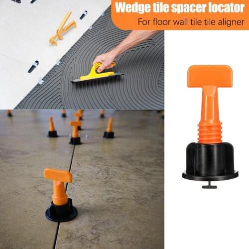 50pcs T-shaped Tile Leveler Leveler Wedge-shaped Tile Spacer Locator For Floor Wall Tile Tile Straightener