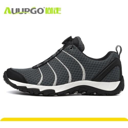 Brand AUUPGO Men Women Casual Shoes Comfortable Breathable Cycling Sneakers Outdoor Camping Hiking Shoes zapatillas ciclismo