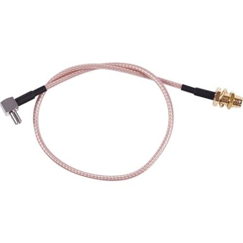 Jack female SMA adapter 30.48 cm, TS 9 male RG 316 cable connector