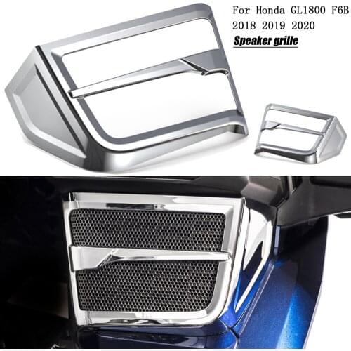 For Honda Goldwing 1800 F6B GL1800 2018 2019 2020 Chrome Speaker Grille Motorcycle Accessories