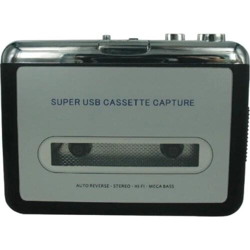 Cassette player USB Cassette to MP3 Converter Capture Audio Music Player Convert music on tape to Computer Laptop Mac OS CREZ218