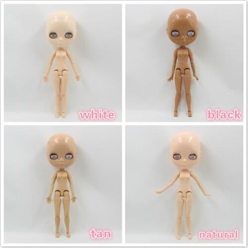Joint body Nude blyth Doll,without hair bald no make-up no eye chip 5