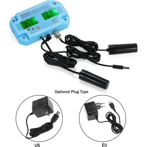 Mini Portable 3 in 1 pH/EC/TEMP Meter Water Detector Multi-parameter Digital LCD Tri-Meter Multi-function Water Quality Monitor