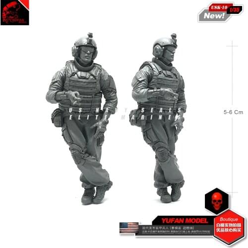Yufan Model 1/35 Modern Armored Force Resin Soldier Model Kit Usk-10