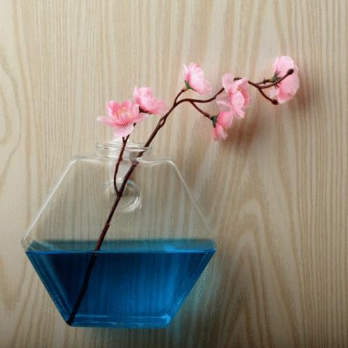 Wall Hanging Glass Vase Unique Hanging Flower Pot Glass Ball Vase Terrarium Wall Fish Tank Aquarium