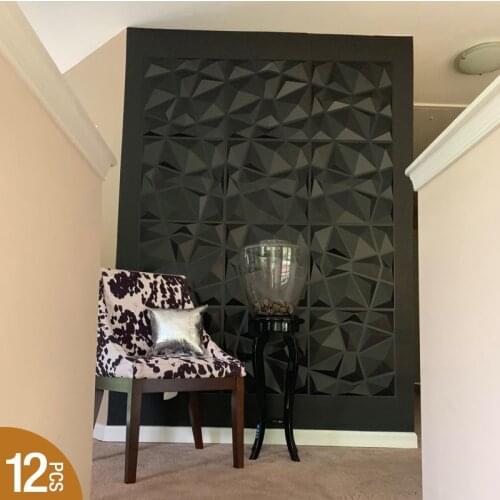 50x50cm 3D tile panel mold plaster wall 3D wall stickers living room wallpaper mural Waterproof 3D Wall sticker Bathroom Kitchen