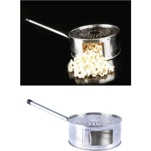 Nostalgic Cooker Top Oil Free Popcorn Pan do uncapped corn grains into putting cover