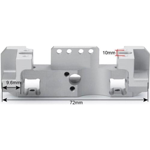 Front Steering Gear Bracket Winch Holder for 1/10 Traxxas TRX4 Defender RC Crawler Car Accessories Parts