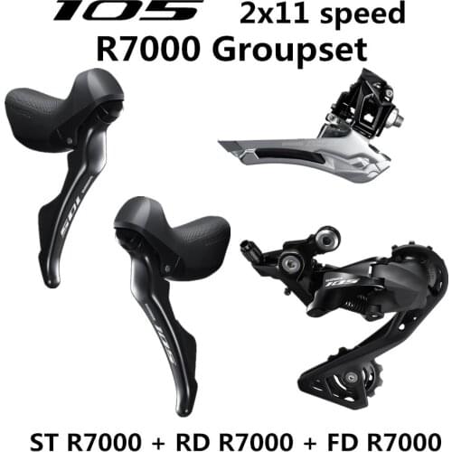 SHIMANO 105 R7000 Groupset 105 R7000 Derailleurs ROAD Bicycle ST+FD+RD R7000 Front REAR Derailleur SS GS