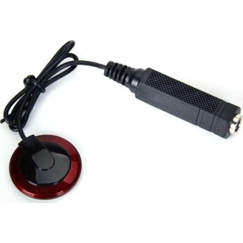PRO Piezo Contact Microphone Pickup With Hook Loop Clip Musical Parts