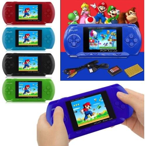 PVP 3000 Handheld Game Player Built-in 89 Games Portable Video 2.8'' LCD Handheld Player For Family Mini Video Game Console