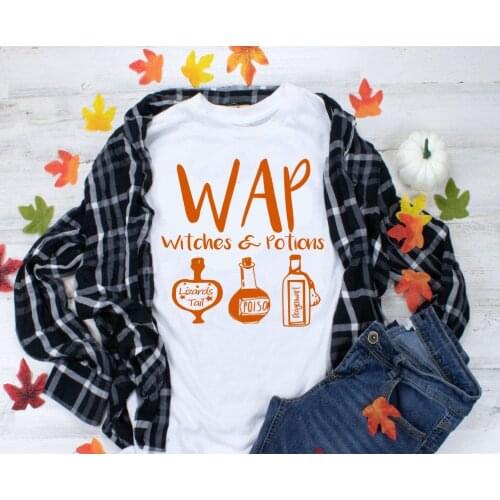 Witches & Potions Halloween Shirt graphic fashion funny holidady gift vintage Pumpkin vintage grunge tumblr tees youngs tops
