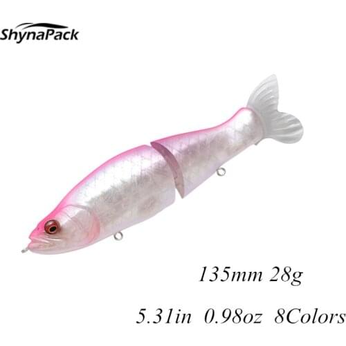 1Pcs 2 Segment Fishing Lure 13.5Cm 28G Swimbait Spinning Sinking Wobblers Tackle Gears Isca Artificial Lures Fishing Pesca