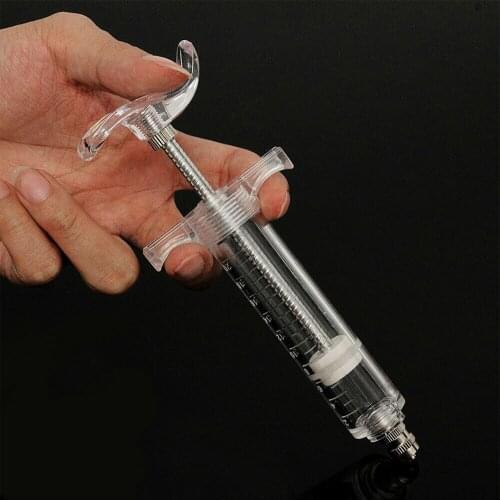 20ml Veterinary Plastic Steel Syringe Fine Syringe Feeder Tools Pet Bird Parrot Feeding Feeding Accessories