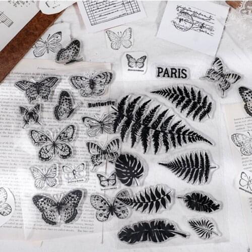 Silicone Bullet Journal Stencil Template Set Transparent Planner DIY Drawing Template for Journal Notebook Scrapbook Diary Decor