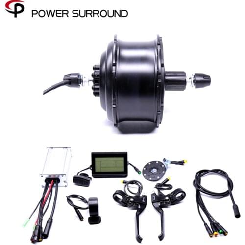 2020 Waterproof Eletrica 48v500w Fat Rear Cassette Brushless Hub Motor Snow Conversion Electric Wheel Ebike System