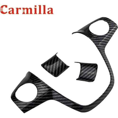 Car Steering Wheel Panel Decoration Cover Trim Sticker for Ford Kuga Escape 2013-2015 Focus 3 MK3 2012-2014 C-Max 2011-2017