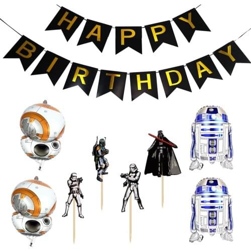 Star Wars Balloons Star Wars Birthday number Party Decoration Master Yoda Balloon Kids Toys Globos Cumpleanos Infantiles