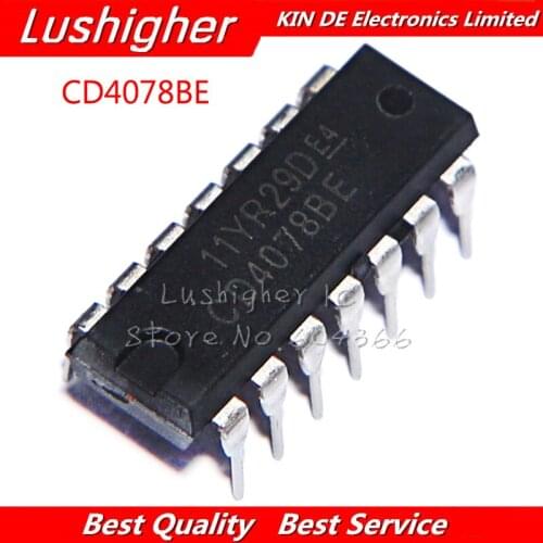 10pcs CD4078 DIP CD4078BE DIP-14
