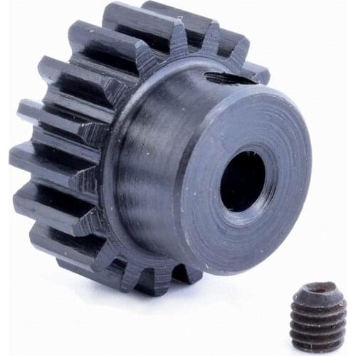 2Pcs Steel Metal Motor Pinion Gear 17T 0.8 Module For 1:10 Himoto E10XT E10XTL Katana Truggy Spare Parts