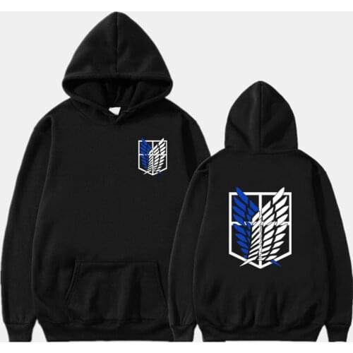 2021 New Anime Attack on Titan Hoodie Men Women Cosplay Pullover Shingeki No Kyojin Plus Size Tops Streetwear Hoodies Sweatshirt