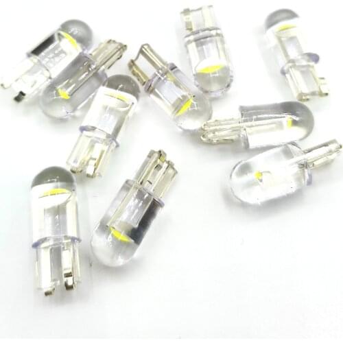 500PCS New T10 W5W 168 501 192 2825 COB LED Car Wedge Parking Light Side Door Bulb Instrument Lamp Auto License Plate Lights