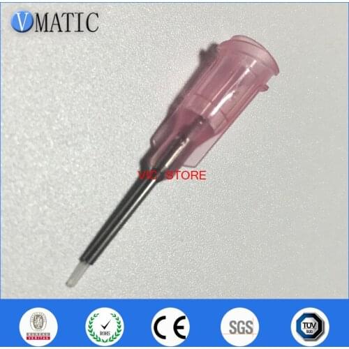 Free Shipping 100pcs 25G 0.5'' TEF Lined Tips Dispensing Glue Dispenser Needle 1/2 Inch