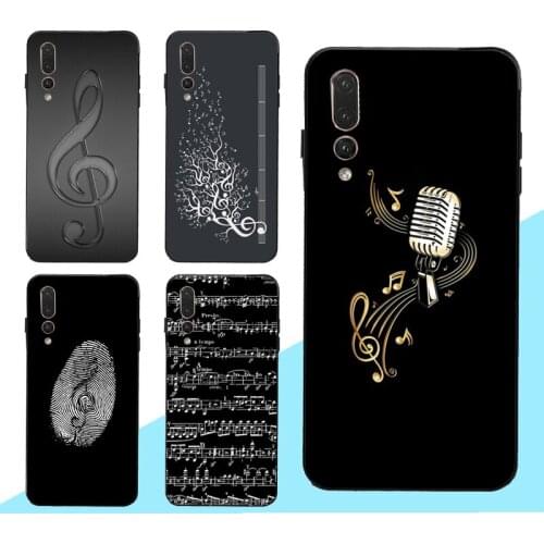 Music Notes Case for Huawei Honor 20 9 10 Lite 10i 7A Pro 7C 8A 8C 8S 8X 9X Y7 Y9 Y6 2019 Nova 5T