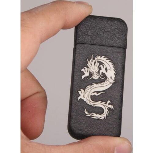 Black Frosted Ultra-Thin Grinding Wheel Flame Lighter Gas Lighter Cigarette Accessories