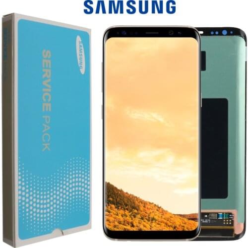 Original S8 S8plus Display Screen for SAMSUNG Galaxy S8 Screen Replacement LCD Touch Digitizer Assembly G950F G955 with FRAME