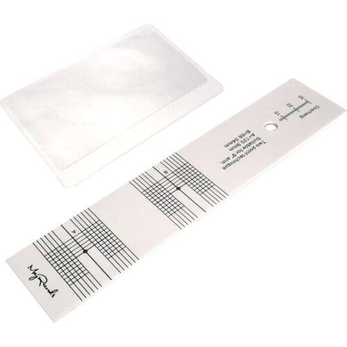 Hot Sale Pickup Calibration Distance Gauge Protractor Record Turntable Phonograph Phono Cartridge Stylus Alignment