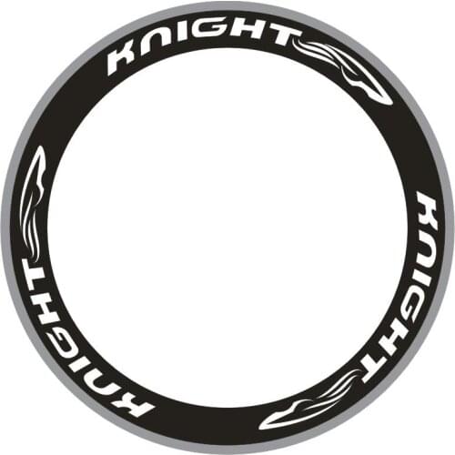 KNIGHT Rims Wheel Stickers FOR 35/38/40/45/50/60mm Decals Carbon Bike Road Cycle Wheelset Stickers 2 Wheels