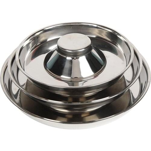Pets Slow Feeding Bowl 985ML 1200ML 1635ML Stainless Steel Slow Food Intake Bowl Durable Elevated Feeder For All Dog Breeds Cats