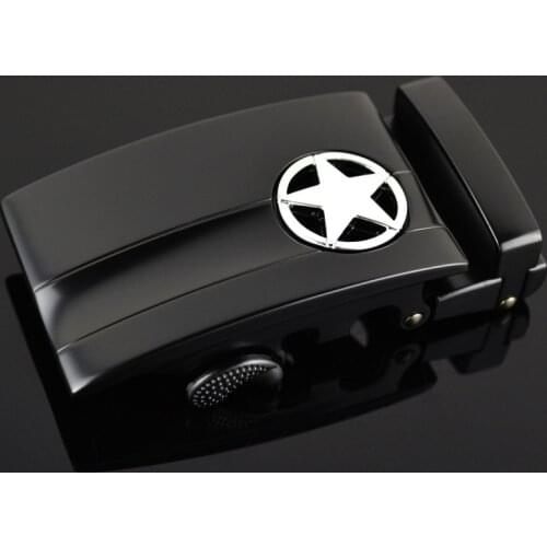 Fashion Mens Business Alloy Automatic Buckle Unique Men Plaque Belt Buckles for3.5cm Ratchet Men Apparel Accessories LY125-0126