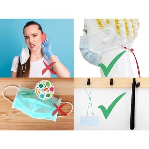 Fashion Glasses Holder Mask Hanging Rope Non-slip Extension Lanyard With Hooks Glass Necklace Extension Outdoor Sport Gadget