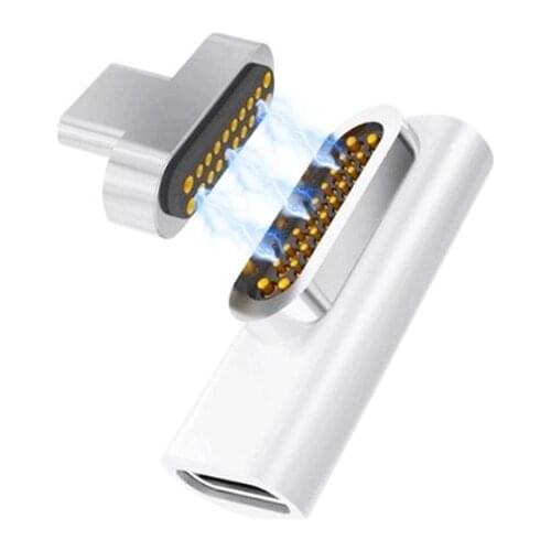 2021 New 20 Pin Magnetic Type C Quick Charge Adapter Converter for MacBook Pro Tablet Samsung Xiaomi HTC Android Smart Phones