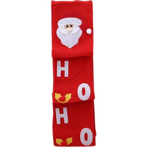 Santa Claus Towel Sets Covers Christmas Holiday Party Toilet Paper Bags Holders Bathroom Papers Bag Pouch Xmas Home Decor
