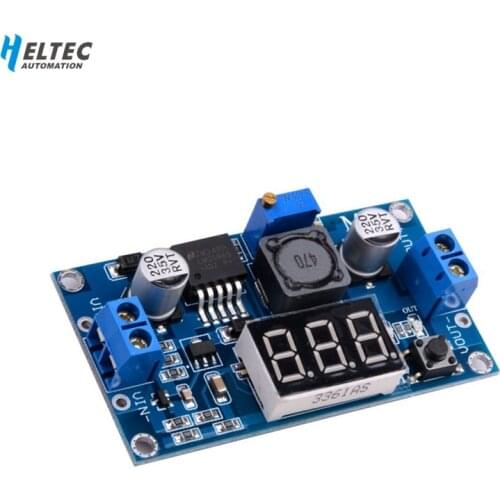 DC 4.0~40 to 1.3-37V LED Voltmeter Buck Step-down Power Converter Module LM2596