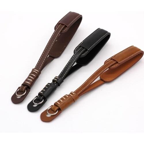 Universal Camera PU Leather Hand Strap Wrist Straps For Camera Carrying Belt Wrist Strap Grip Band for Sony Nikon Canon Fujifilm