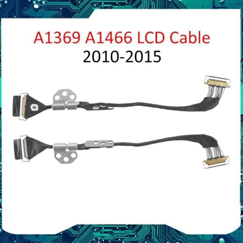 New for Macbook Air 13.3" A1369 A1466 LCD LED LVDs Display Screen Flex Cable w/ Left Hinge 2010 2011 2012 2013 2014 2015