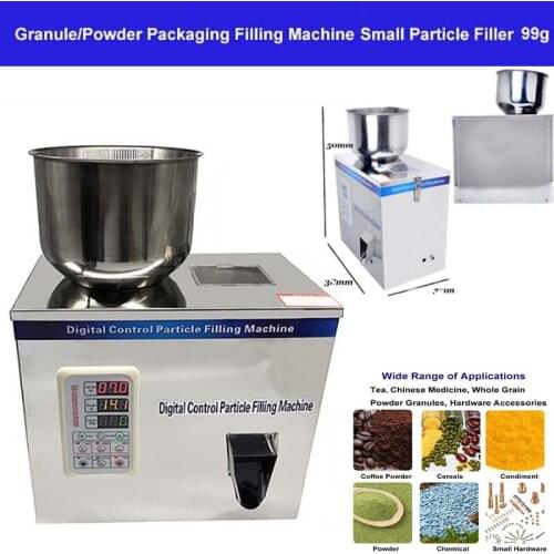 1 Tto 99 Grams Intelligent Powder Packaging Filling Machine Flour, Sesame, Coffee, Tea