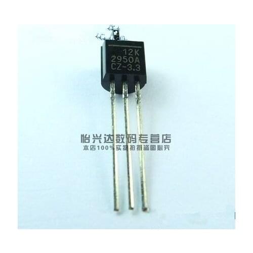 10 PCS LP2950-3.3 2950ACZ-3.3 LP2950ACZ-3.3 LP2950 IC REG LDO 3.3 V 0.1A TO92